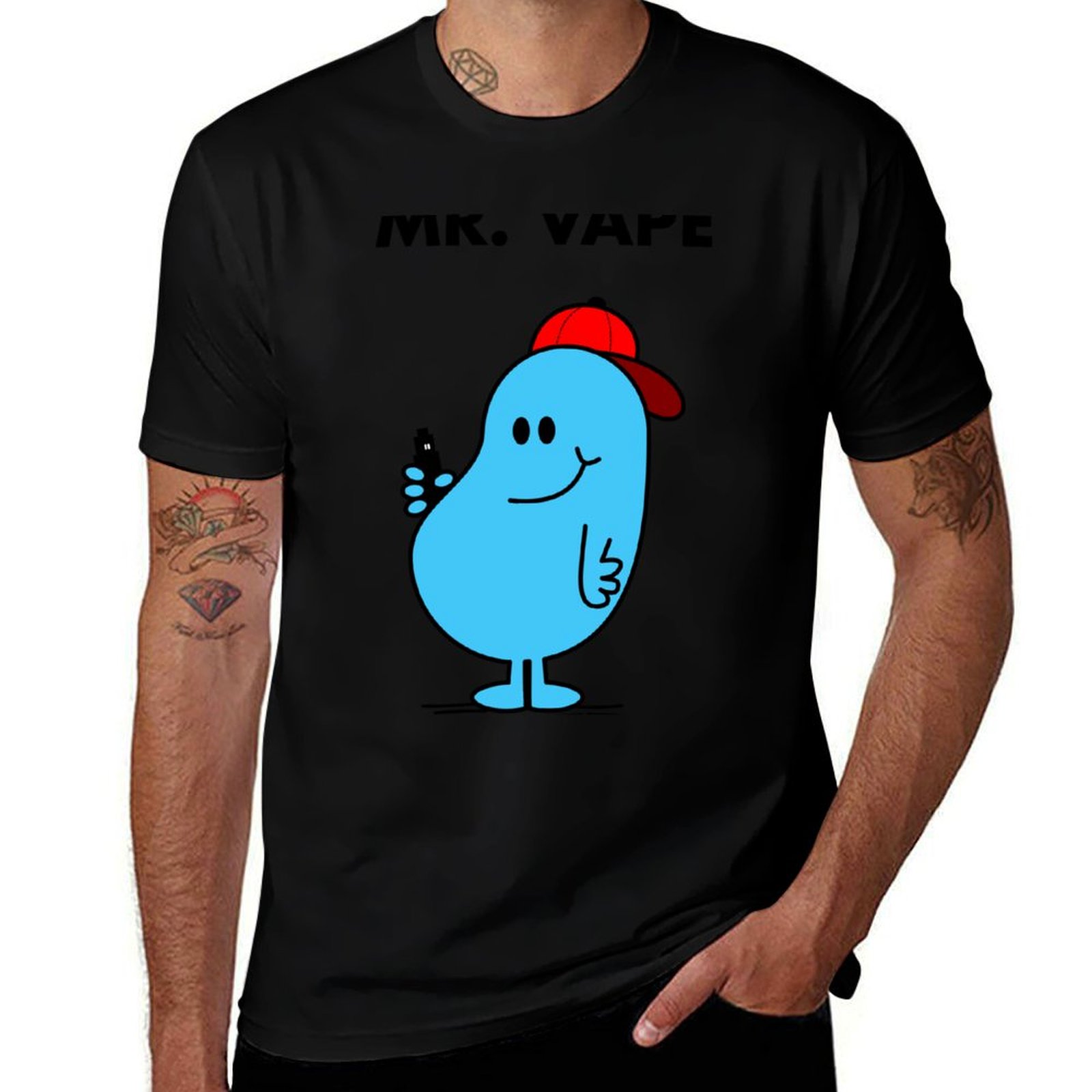 Quick Vape - Camiseta Mr.Vape para esportes de verão,