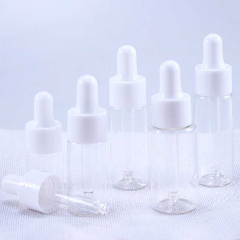 Juice Bottle Dropper - Frascos conta-gotas de vidro transparente 50