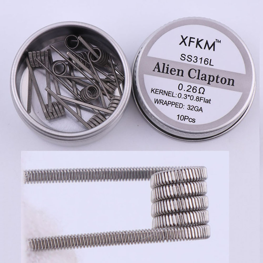 Clapton Wire Pre Built - Alien Clapton Fused Bobina Prebuilt, Bobinas