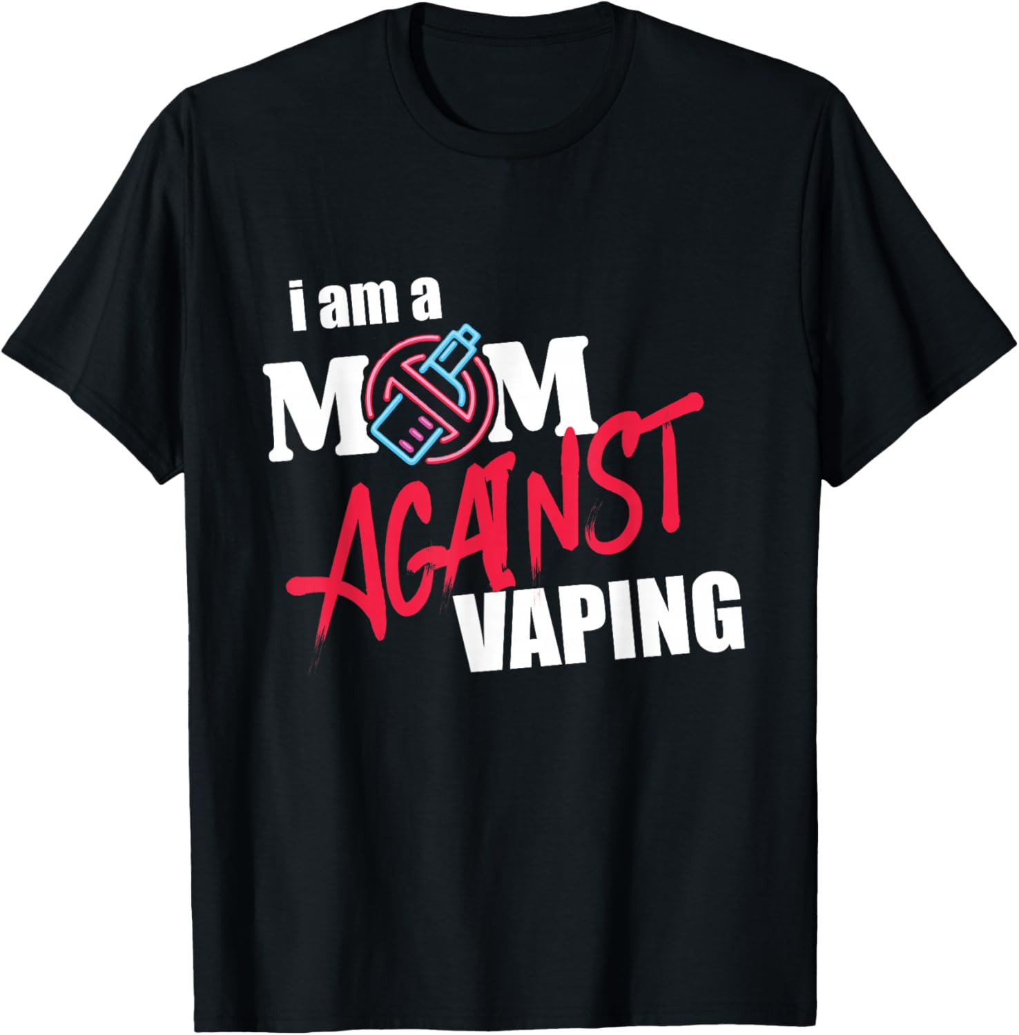 Vaping Shop - Camiseta gráfica Mom Against Vaping Anti-Vape