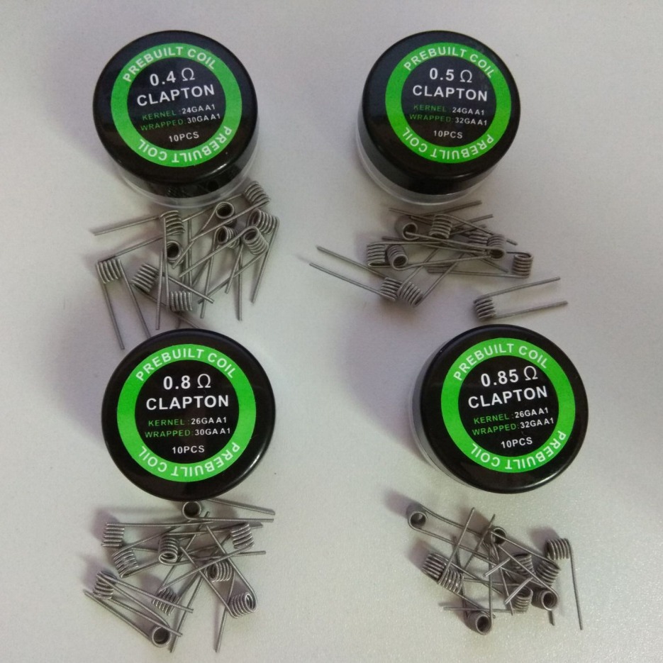 Clapton Wire Pre Built - 10 Peças/Caixa Fios de Aquecimento Pré-montados