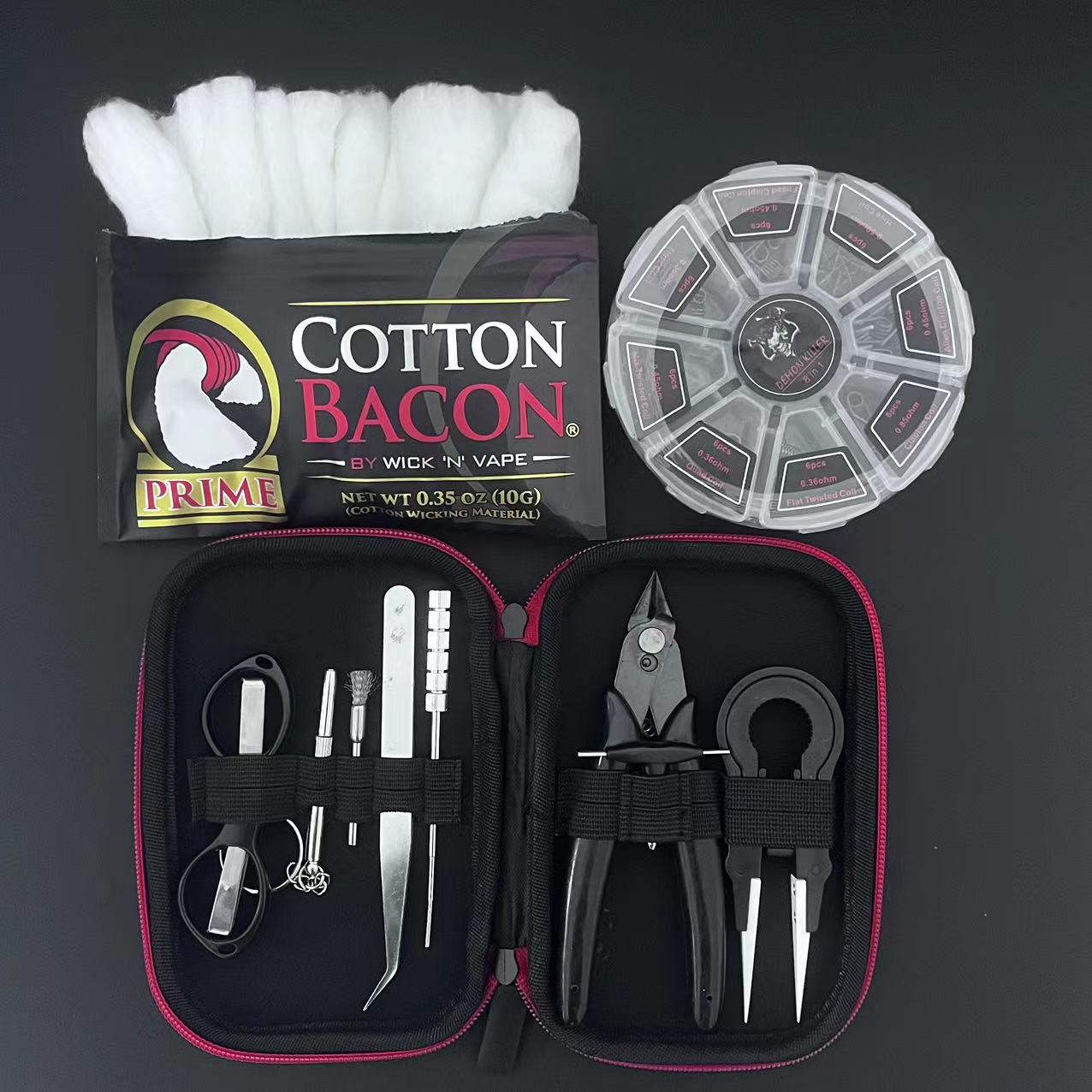 Clapton Wire Pre Built - Kit de ferramentas saco cerâmica pinças