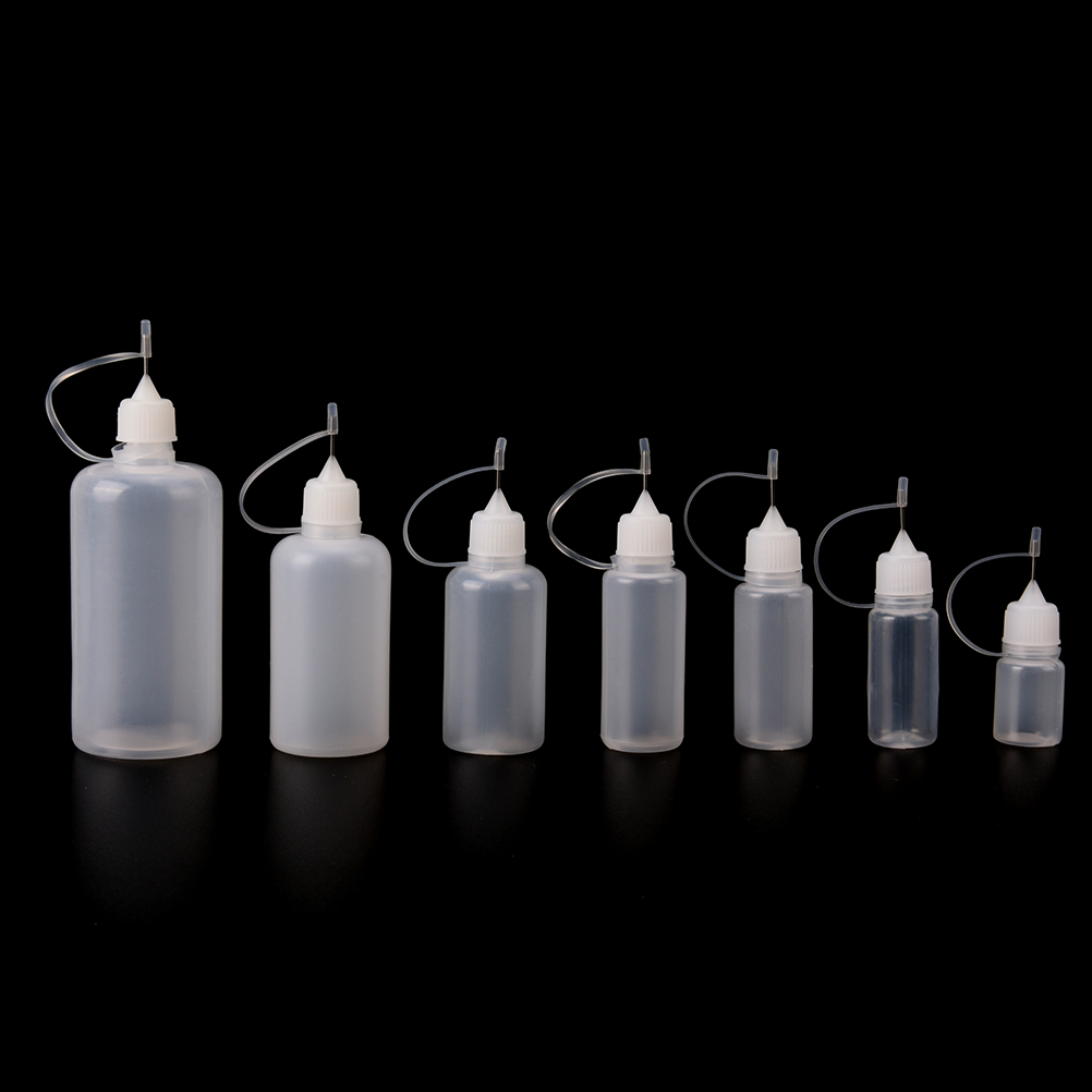 Juice Bottle Dropper - PE prático plástico agulha garrafa, conta-gotas