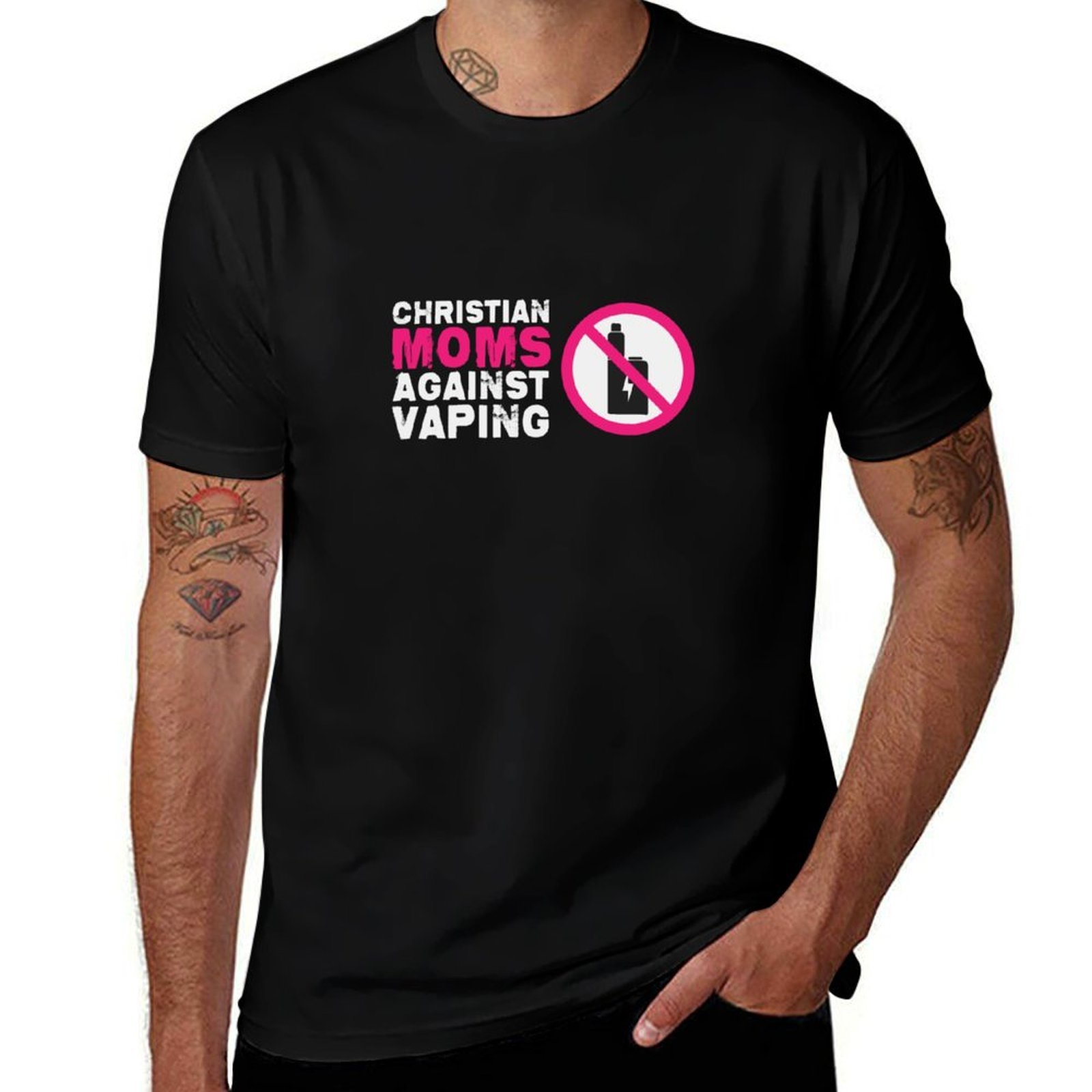 Quick Vape - Camiseta Christian Moms Against Vaping, camiseta