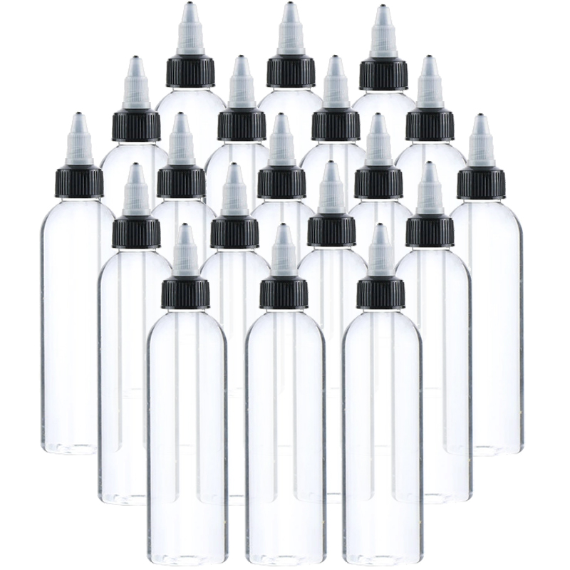 Juice Bottle Dropper - 5 pces 30ml/60ml/100ml/120ml/150ml plástico pet suco