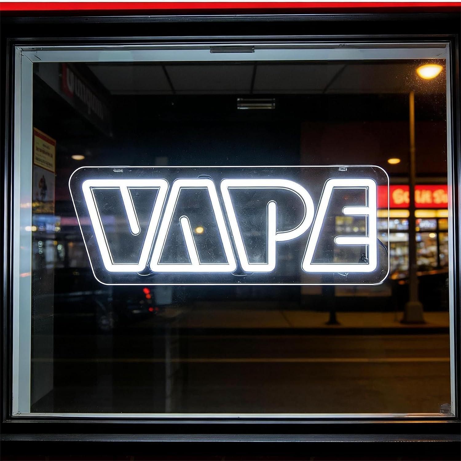 Vaping Store - Letreiro Neon VAPE com LED USB