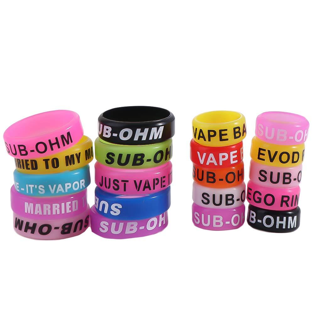 Vape Band Silicone - 10 pçs anti-skid vara de pesca