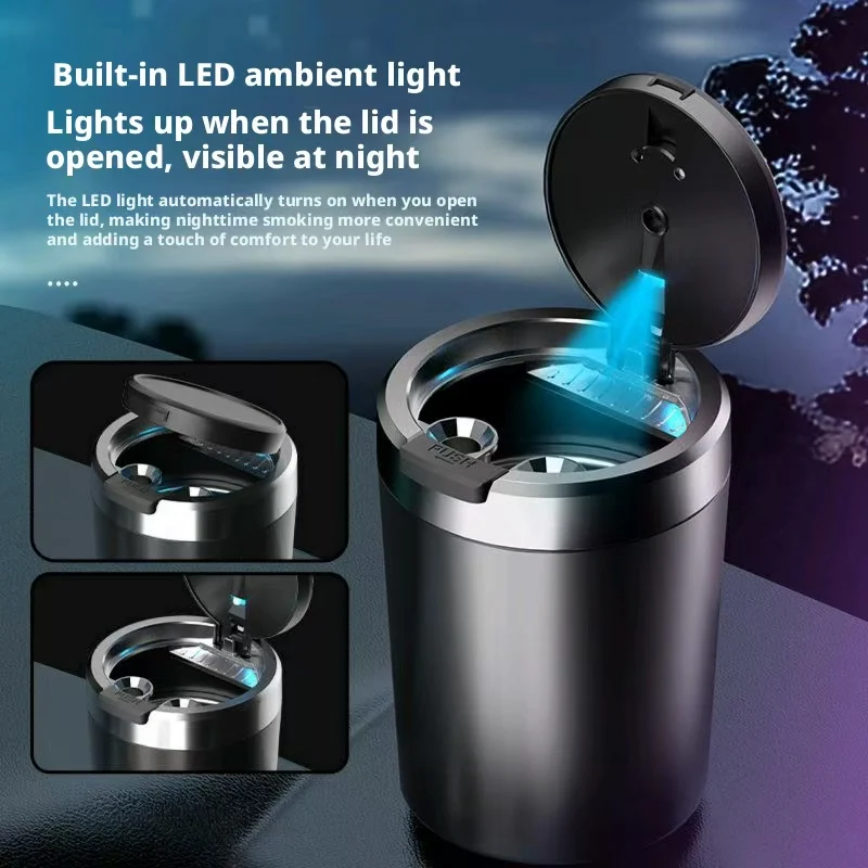 Vape Decoration - Cinzeiro Portátil LED Sem Fumaça para