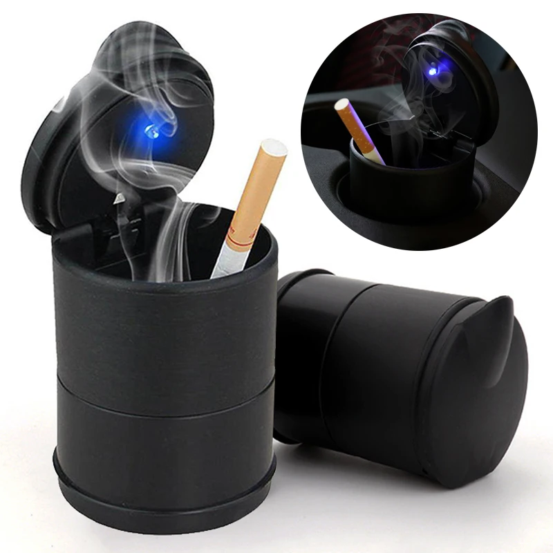 Vape Decoration - Cinzeiro led portátil para carro, universal,