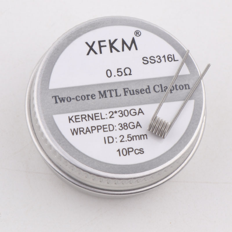 Clapton Wire Pre Built - Xfkm-bobinas premade para mod, fio de