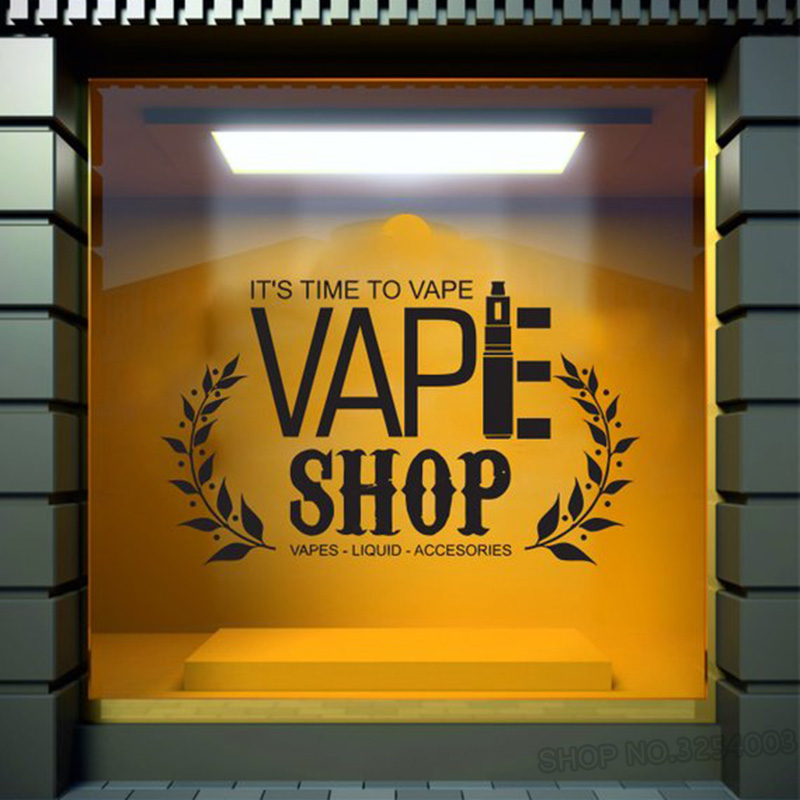 Vaping Store - Vape loja palavras decalque da parede