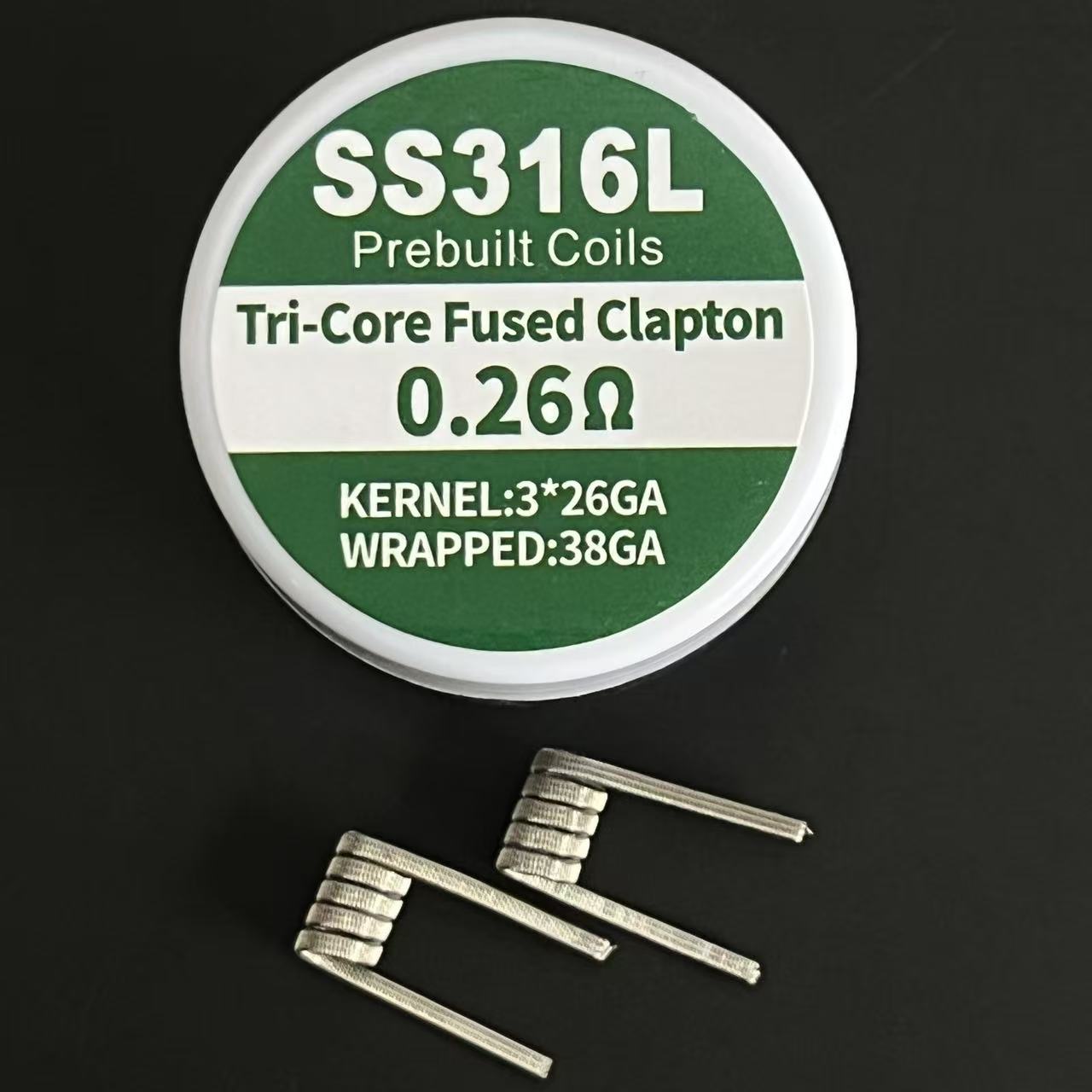 Clapton Wire Pre Built - Bobina pré-construída de 16 tipos para