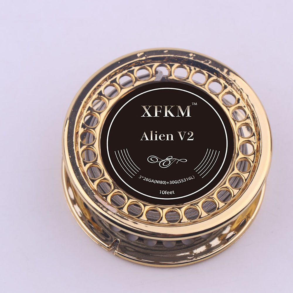 Xfkm 5m/rolo ni80/a1/ss316l es - Clapton Wire Pre Built avaliação e preço