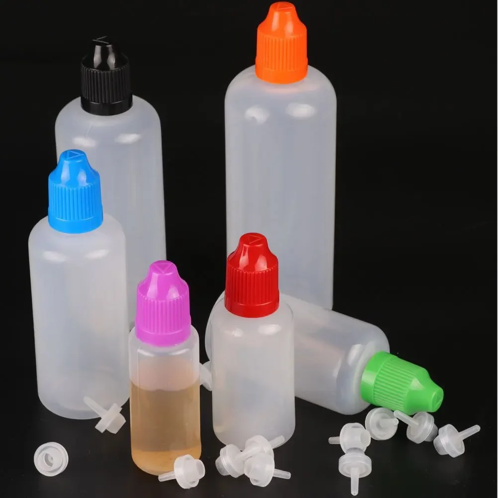 5pcs 3/5/10/15/20/30/50/60/100 - Juice Bottle Dropper avaliação e preço