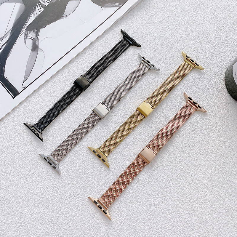 Pulseira de Metal Fina Premium - Mesh Coil Strip avaliação e preço