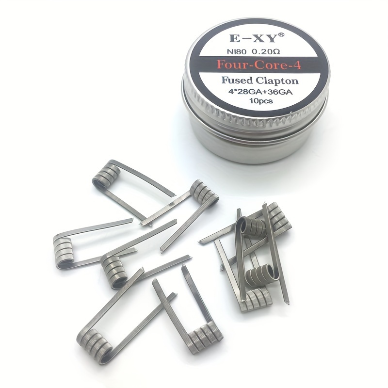 10 pçs/caixa, bobinas clapton  - Coil Building Kit avaliação e preço