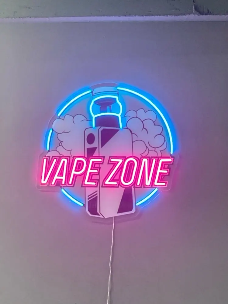 Sinal de néon de vape de cigar - Vaping Shop avaliação e preço