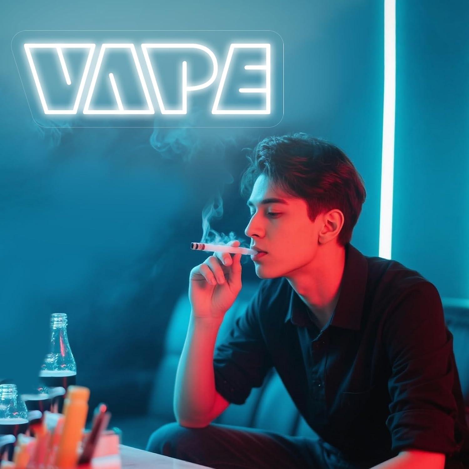 Letreiro Neon VAPE com LED USB - Vaping Store avaliação e preço