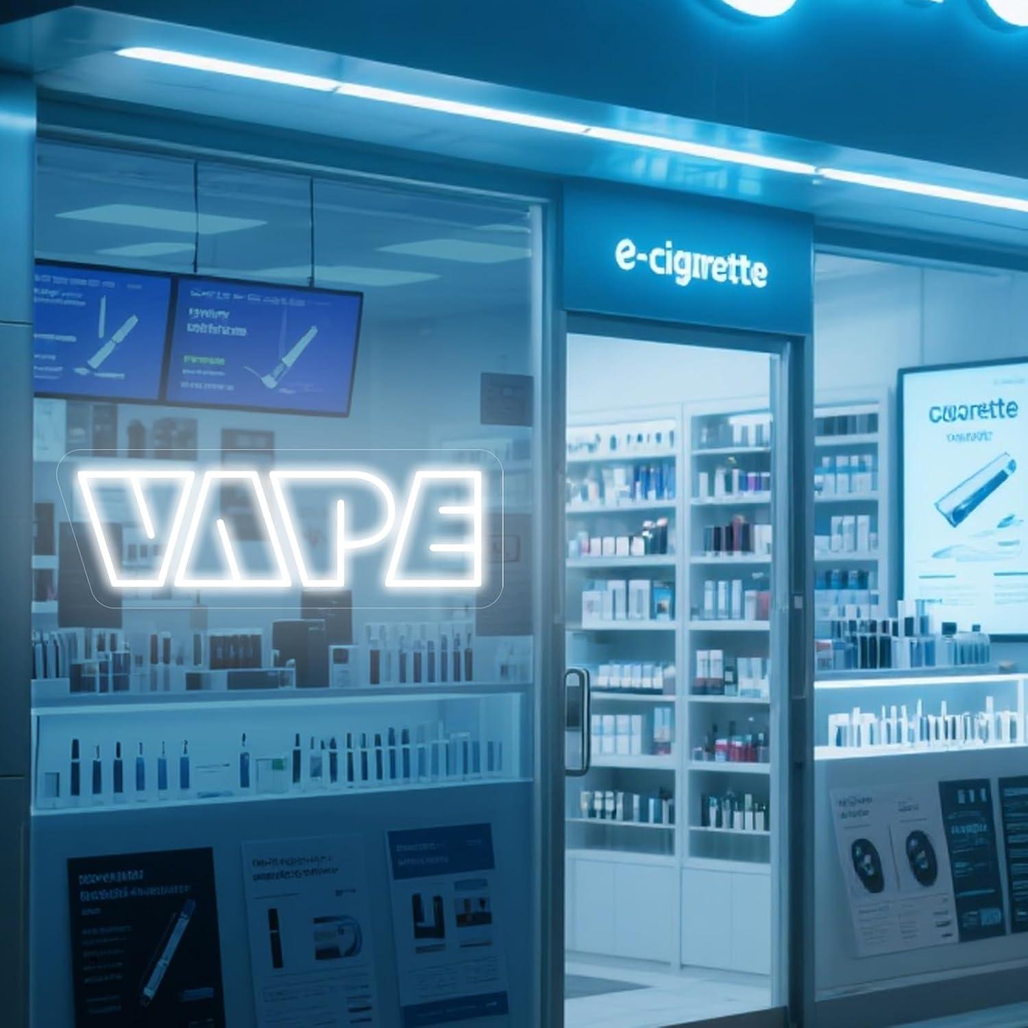 Letreiro Neon VAPE com LED USB - Vaping Store avaliação e preço