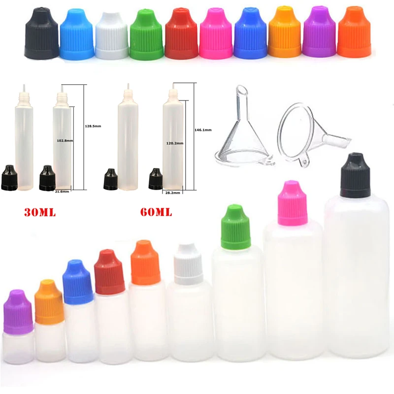 100 peças 3/5/10/15/20/30/50/1 - Juice Bottle Dropper avaliação e preço