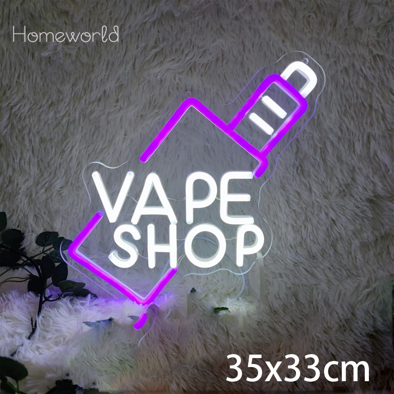 Vape shop sinal de néon para l - Vaping Store avaliação e preço