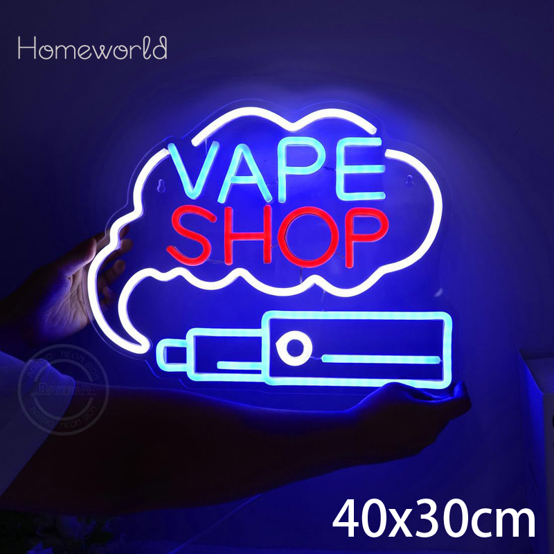 Vape shop sinal de néon para l - Vaping Store avaliação e preço