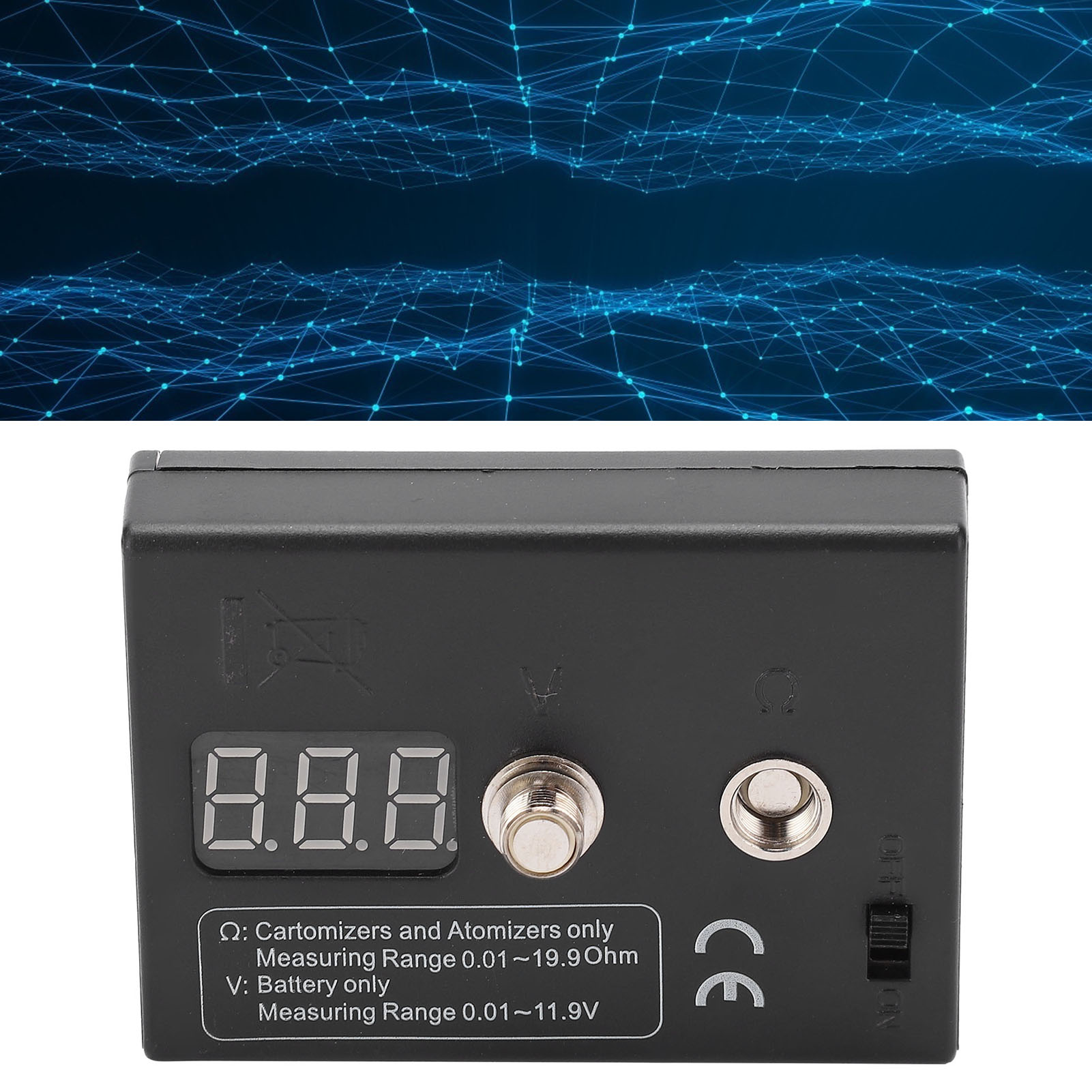 Medidor de resistência ohm, le - Ohm Meter Reader avaliação e preço