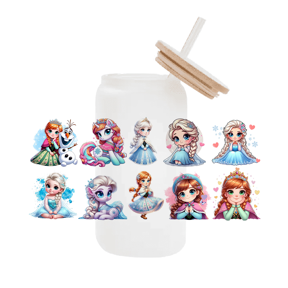 11x24cm disney princesa para l - Rdta Tank Glass avaliação e preço