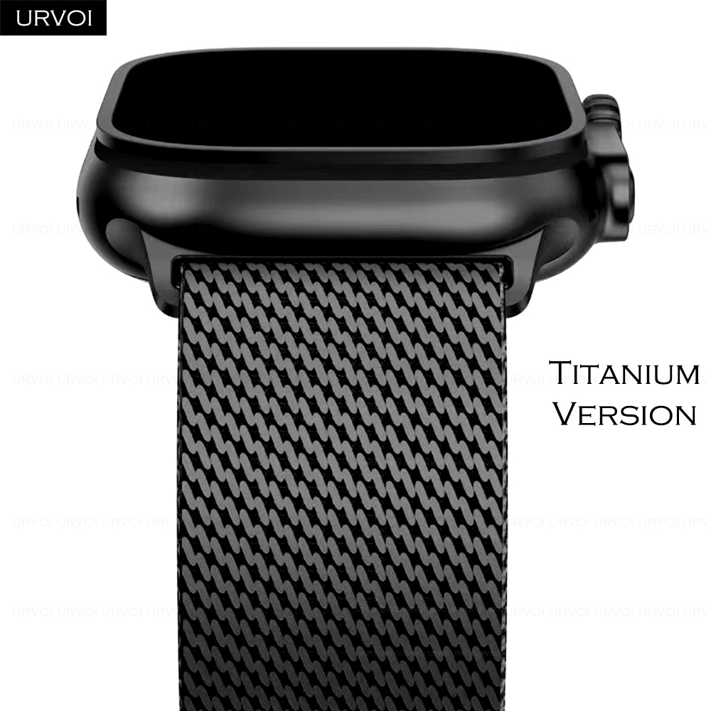 Loop milanês de titânio URVOI  - Mesh Coil Strip avaliação e preço