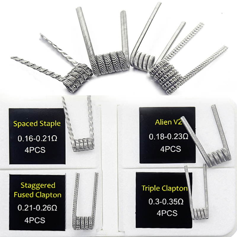 16 peças bobina pré-construída - Clapton Wire Pre Built avaliação e preço