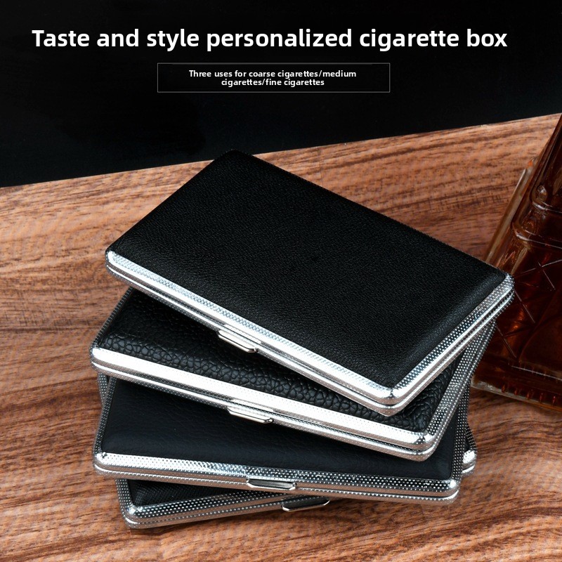 Novo 5.5 fino metal couro ciga - Smoking & Vaping Accessories avaliação e preço